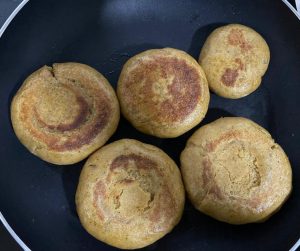 Tawa fried chicken stuffed bread or bafla - Chicken stuffed bread recipe _ Chicken bafla recipe-Being Rubitah- family recipes