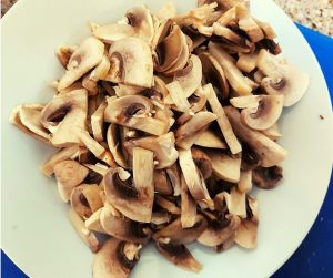 Clean and cut mushrooms- Mushroom recipe- Being Rubitah- family recipes here