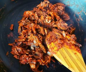 Mix well- Mushroom vindaloo recipe- Being Rubitah- family conversations here