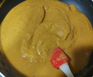 Grind and transfer- Mushroom curry with grated coconut- Being Rubitah- family recipes