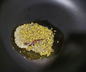 Mushroom curry with grated coconut recipe