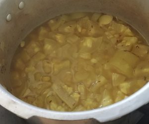 pressure cook- high fibre green vegetable soup- Being Rubitah- family recipes