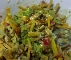 Diabetes friendly raw pumpkin chaat recipe | raw pumpkin Indian recipe